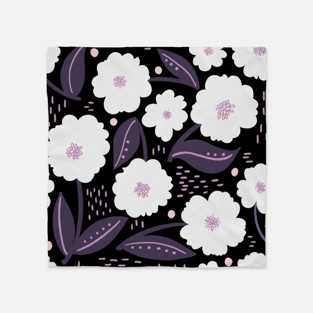 Bold Minimal Florals Bandana Scarf