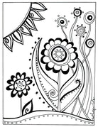 Coloring Page Art Print Download - kathryncole