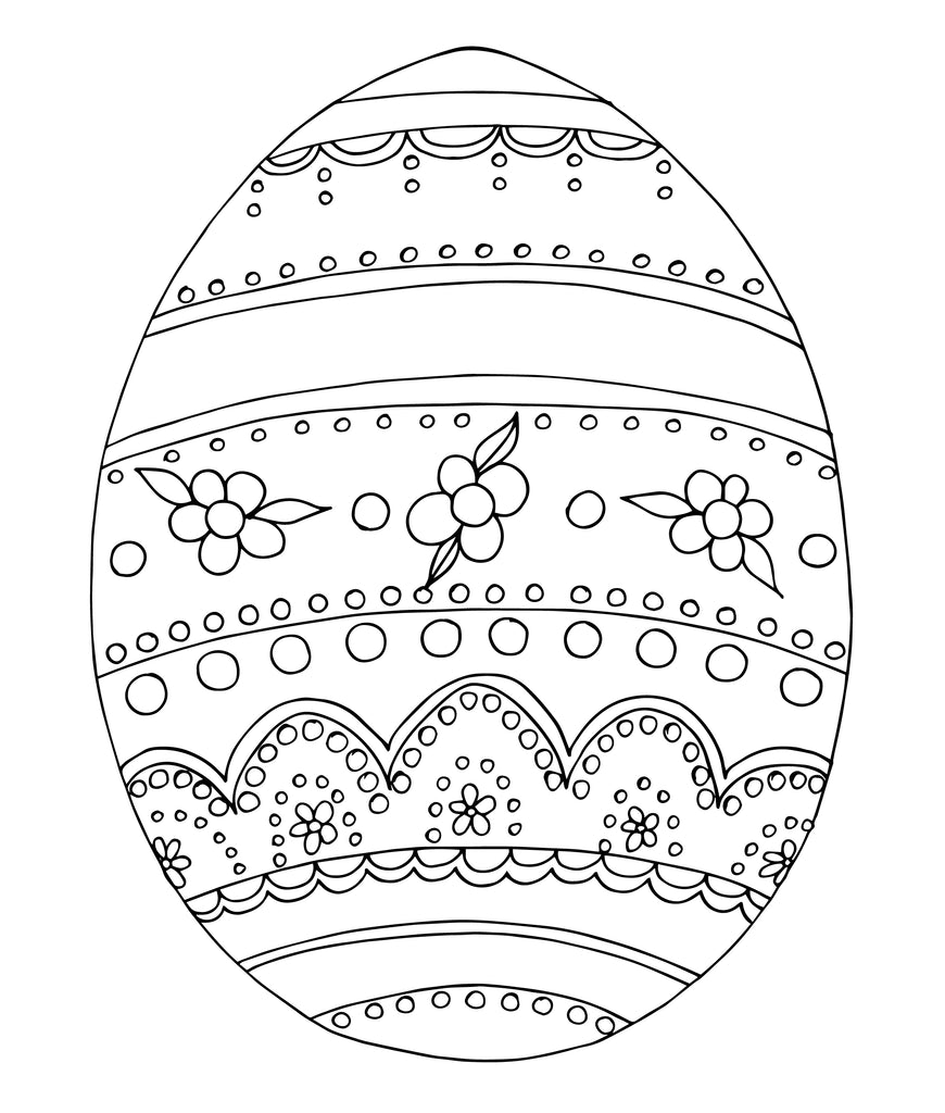 Vintage Easter Egg Art Print Download - kathryncole